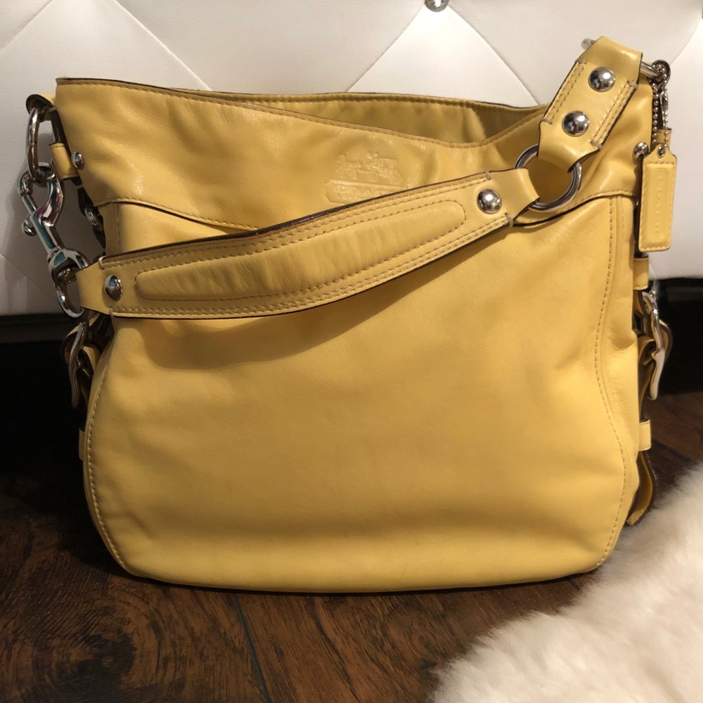 Beautiful rare Leather Coach Bag